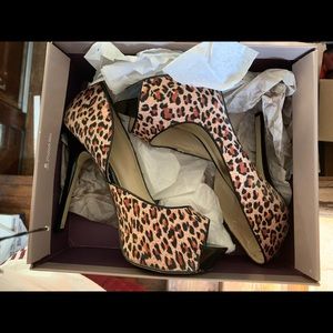 Bakers Cheetah Print Heels
